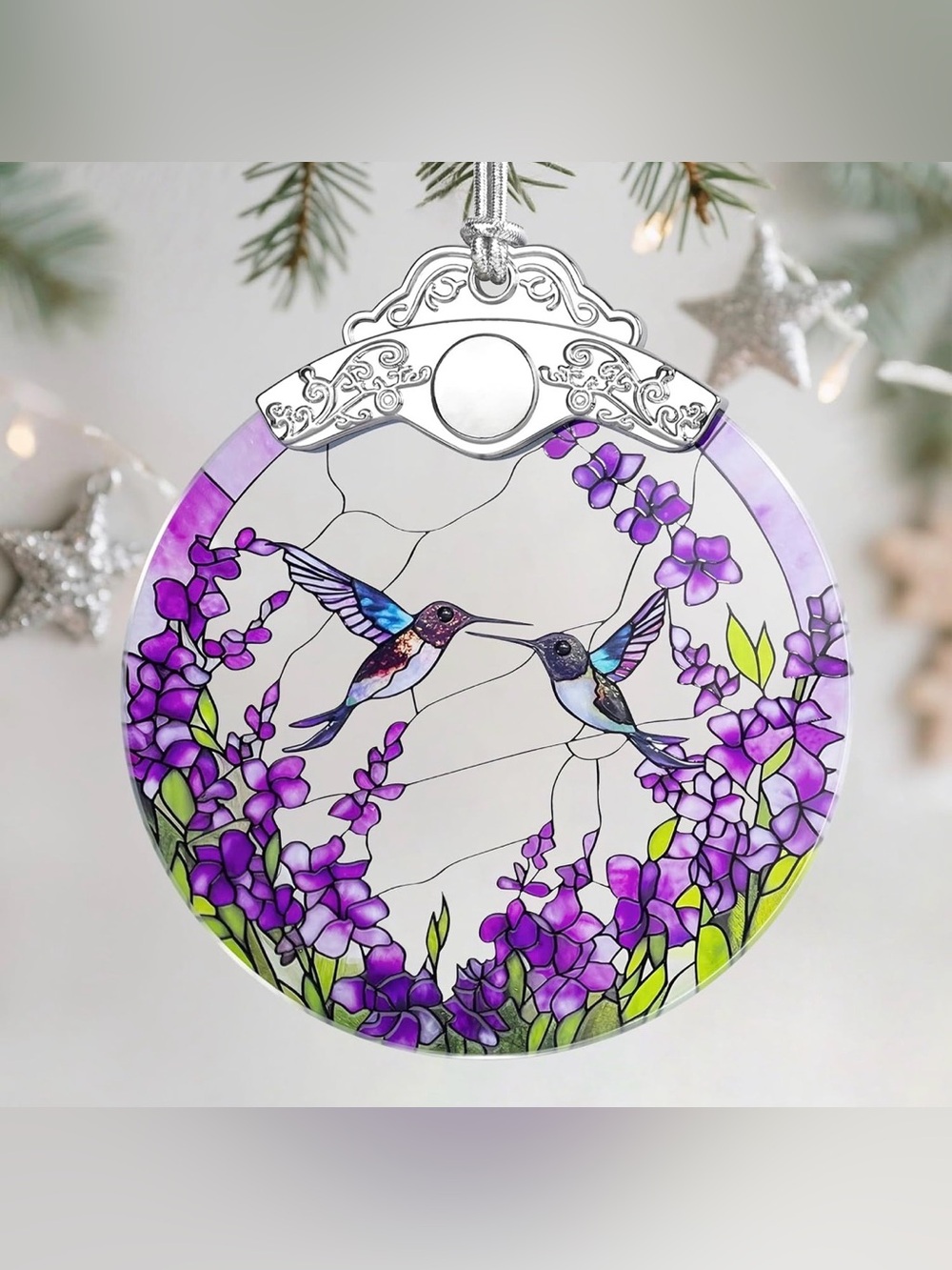✴️New✴️Hummingbird Stained Glass Suncatcher (2/$15)